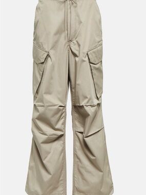 Agolde Wide-Leg Cargo Pants in Light Khaki